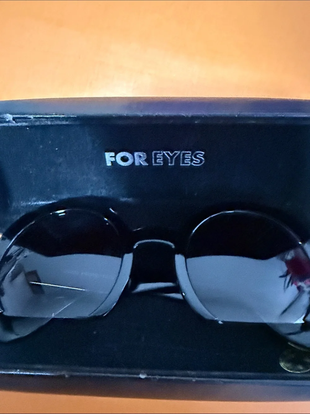 Black Round Sunglasses for Men